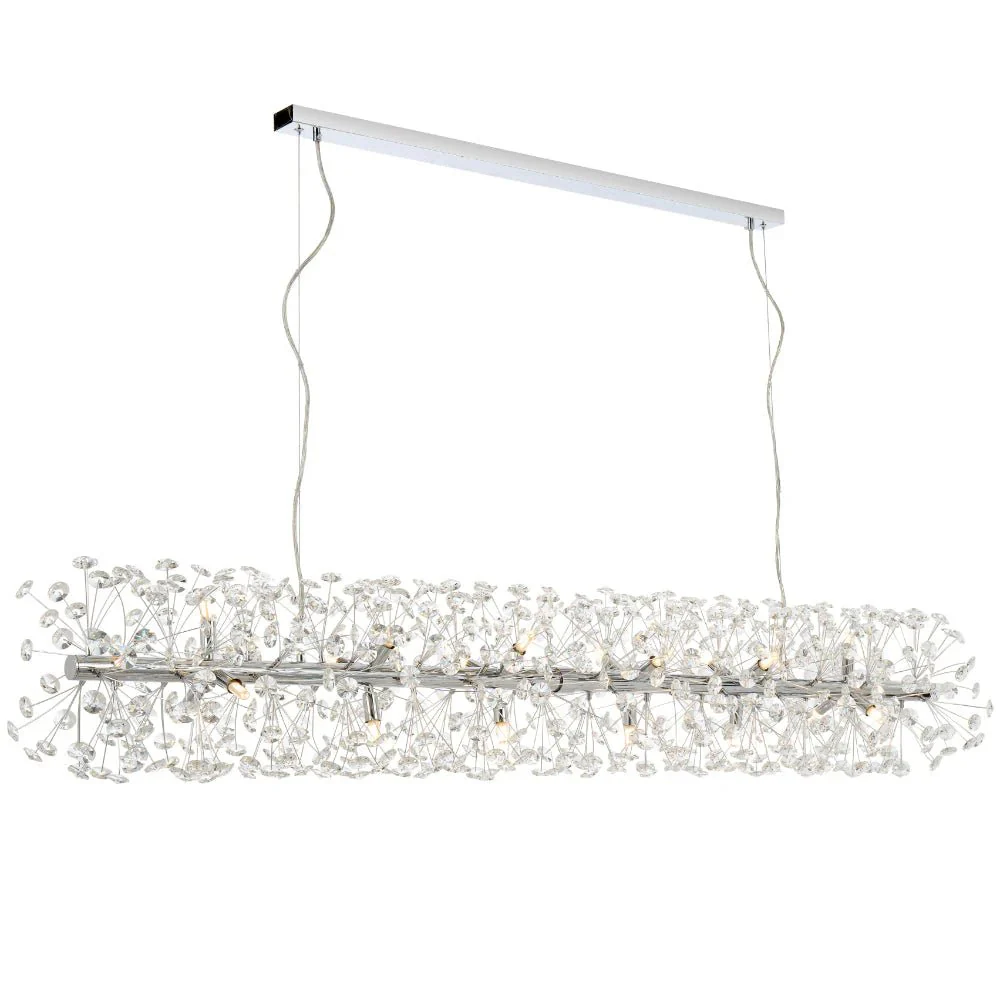 Telbix Lerida 18 Light Rectangular Pendant - Image 4
