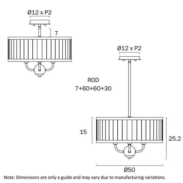 Telbix Norel 6 Light Pendant - Image 6