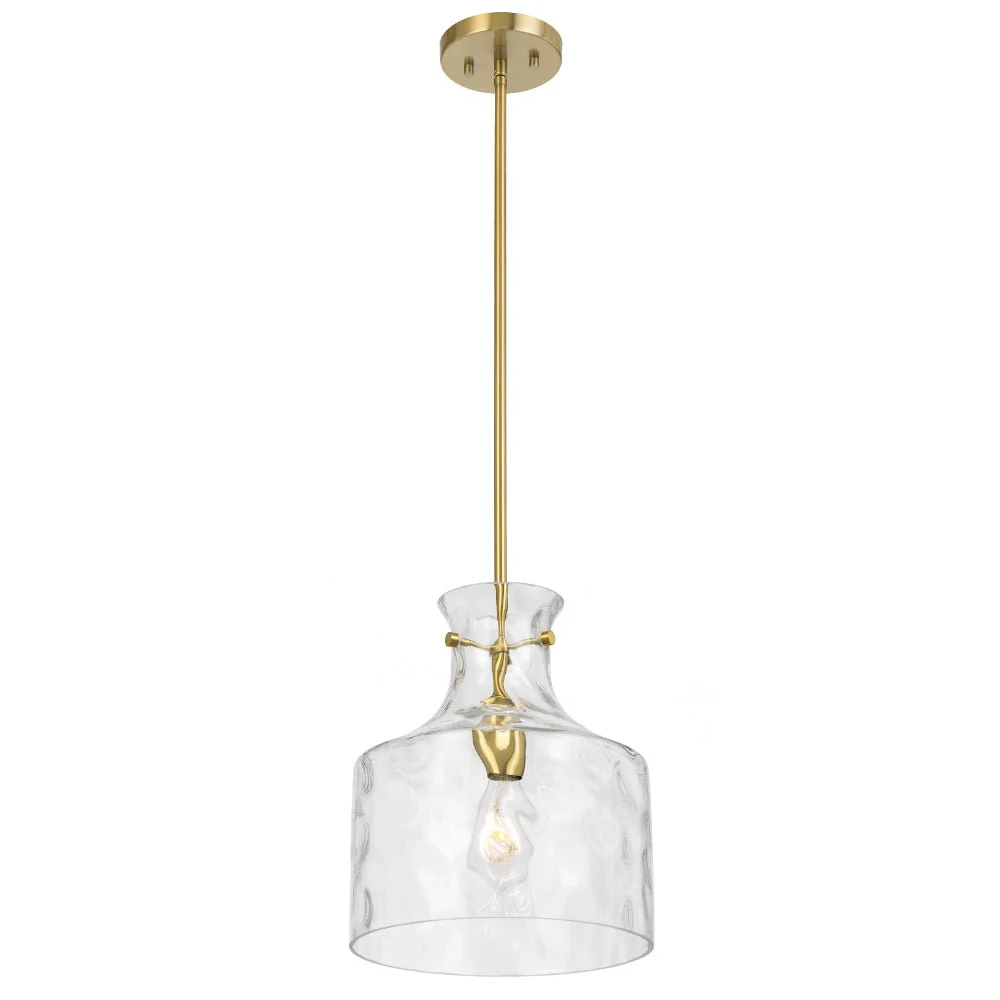 Telbix Perron 1 Light Pendant in Nickel, Black and Antique Gold - Image 4