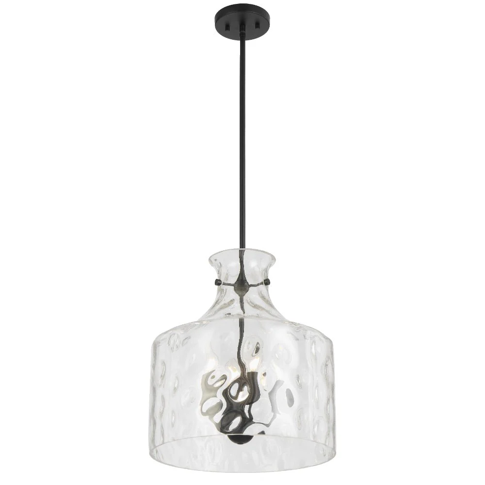 Telbix Perron 4 Light Pendant in Nickel, Black and Antique Gold - Image 10