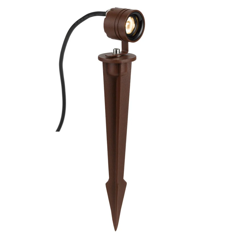 Telbix Rilto Spike Light in Verde Green, Black and Corten