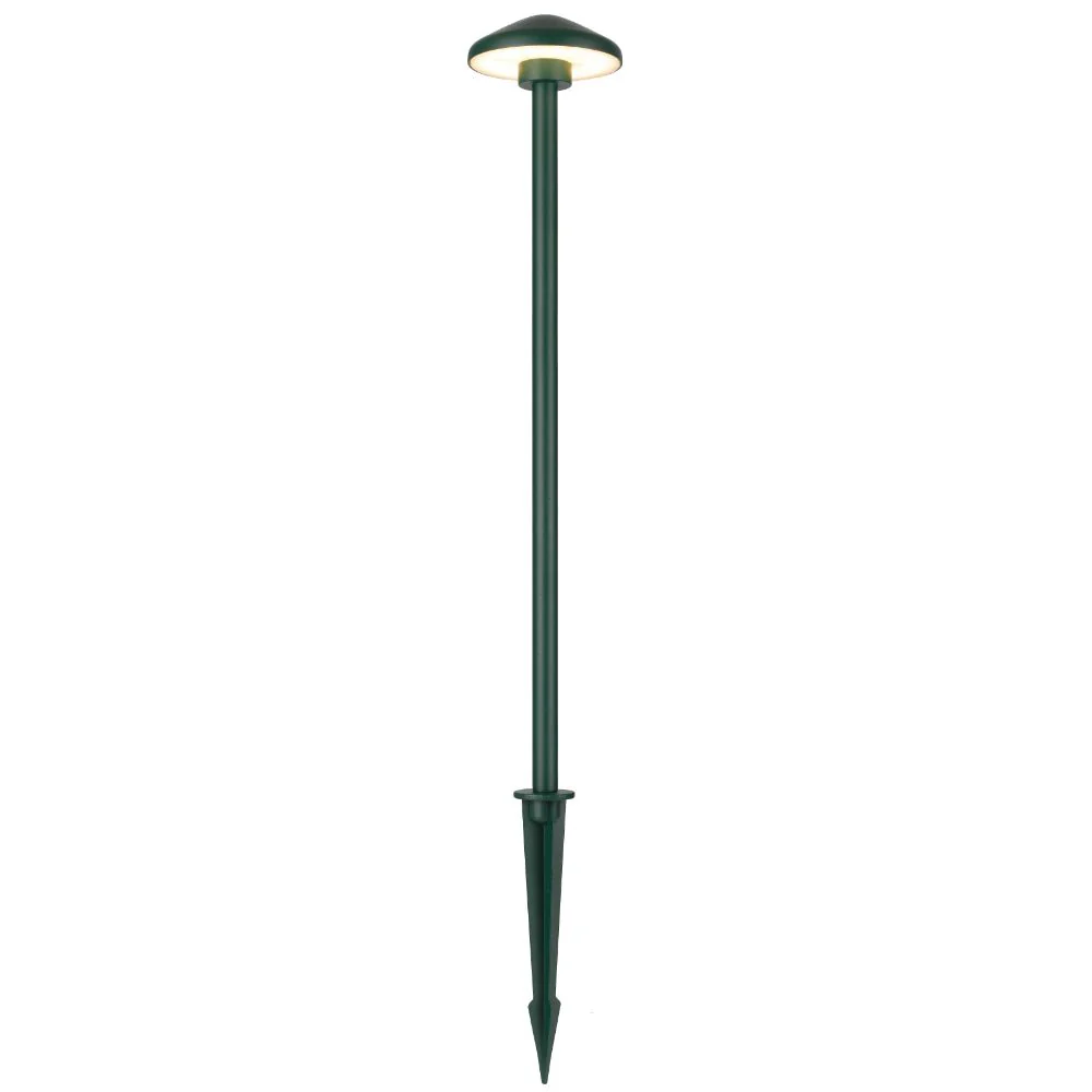 Telbix Scape Post Light in Verde Green, Black and Corten - Image 11