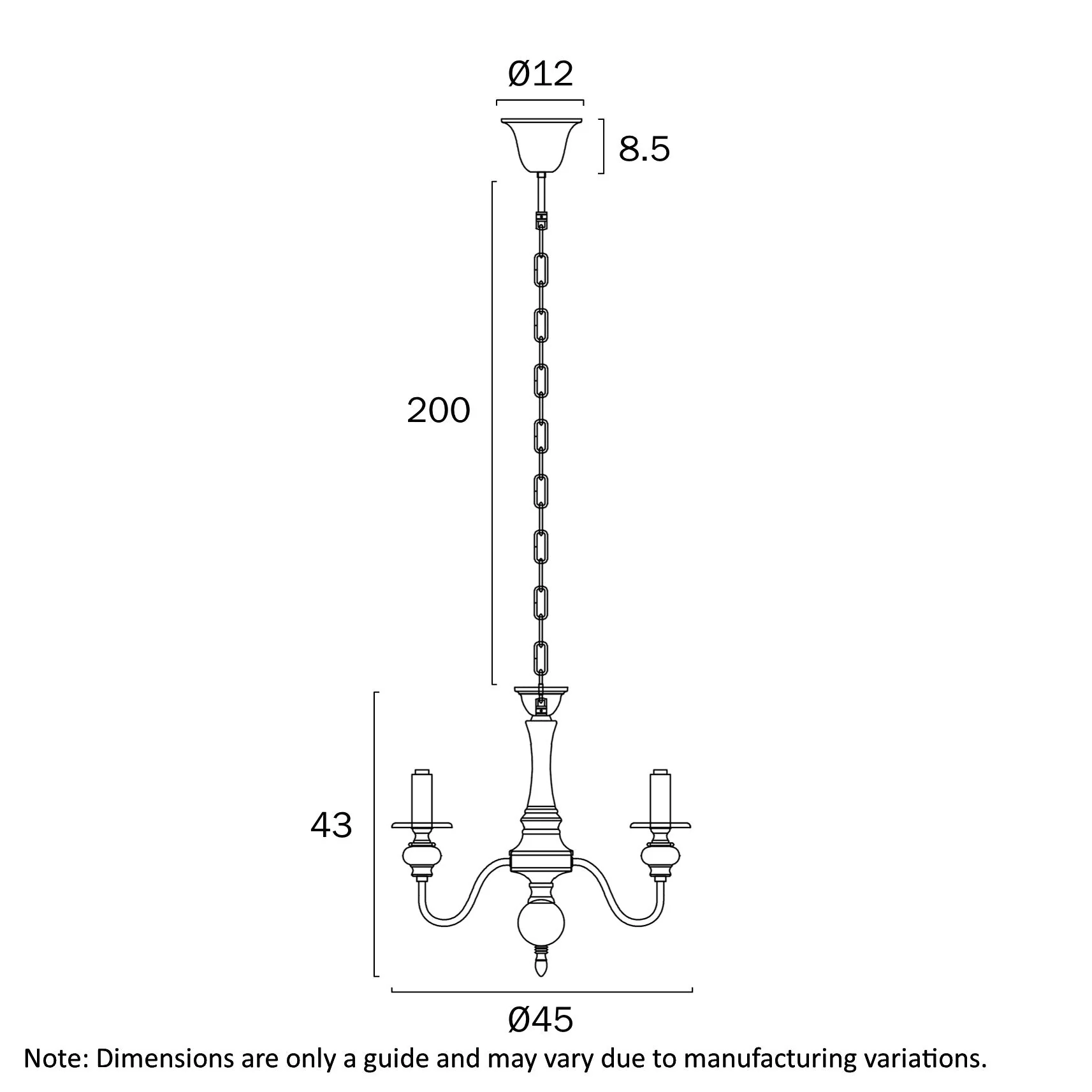 Telbix Siedel 5 Light Pendant Copper SIEDEL PE05-CP - Image 4