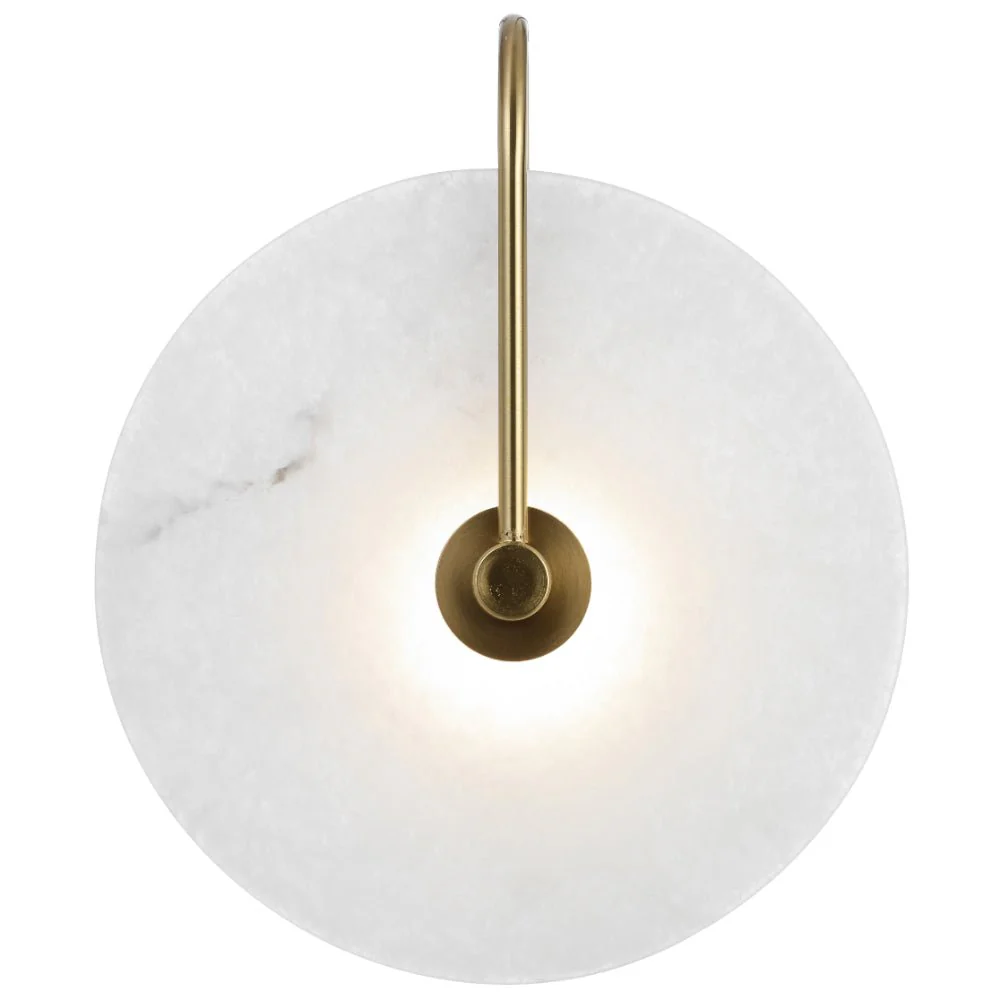 Telbix Zonder LED Wall Light Available in Black or Antique Gold - Image 7