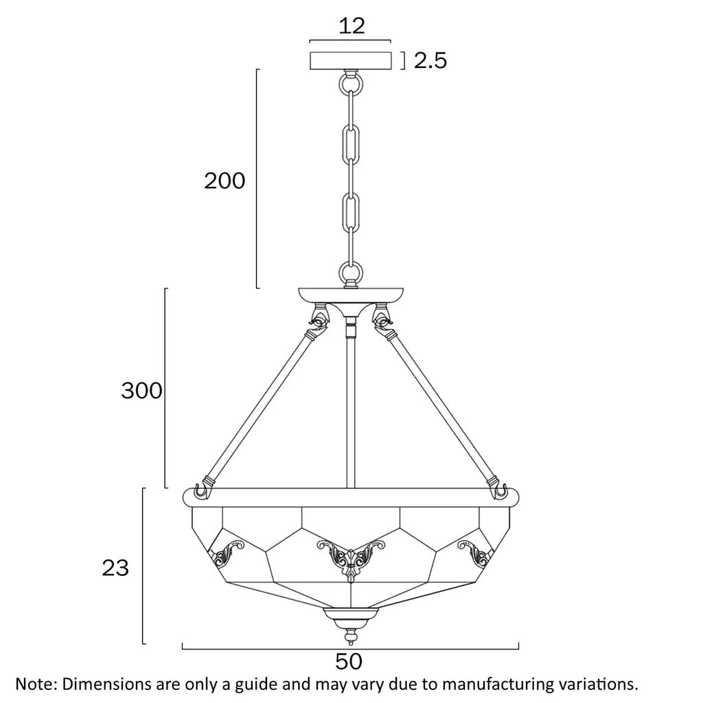 Valmont CTC Pendant Light 5Lt in Brass - Image 4