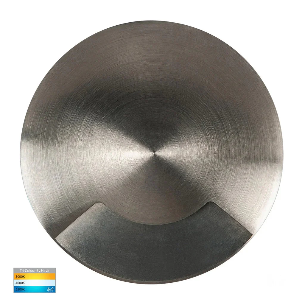 Viale LED in-Ground Light Single Way in 316 Stainles Steel, Antique Brass, Brass or Graphite Havit Lighting - HV19062T - Image 2
