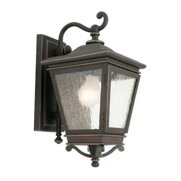 Victorian Wall Lantern in Old Dark Bronze or Black - Image 4