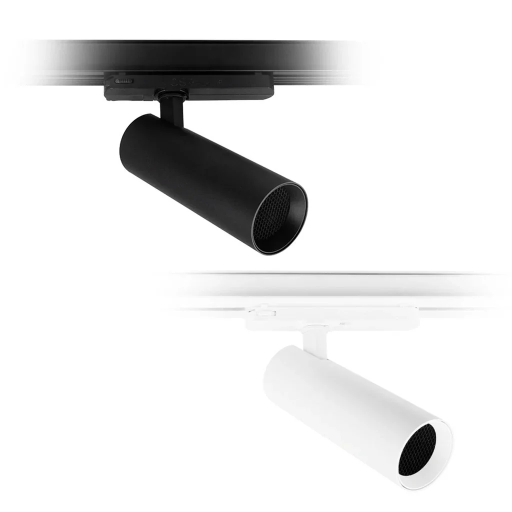 XTN15E 15w LED Spot Track Light in Black or White (2700k/3000k/3500k/4000k)